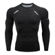 thumbnail image 1 of 2024pro Nueva camiseta de manga corta de entrenamiento de fútbol azul de compresión muscular ajustada para hombre para correr, 1 of 4