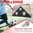 thumbnail image 6 of BOHEN 6x4FT Portable Soccer Goal for Kids Backyard with Carry Bag - Easy Folding Lightweight Fun for Outdoor Indoor Training Games for Teen Youth Adult (Red, 6x4FT, 2 Pack), 6 of 8