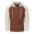 thumbnail image 1 of WILLBEST Sudaderas para Hombre Sudadera con Capucha De Moda para Hombre Sudadera con Capucha Holgada con Bloques De Color para Exteriores De Primavera Chica, 1 of 8
