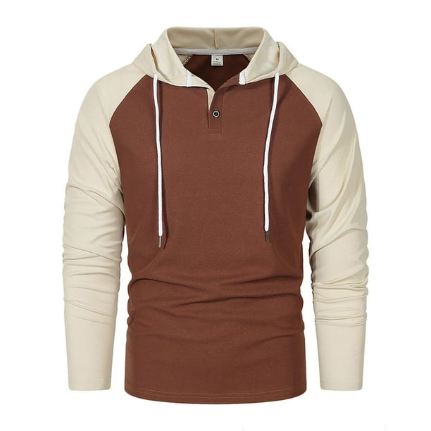 WILLBEST Sudaderas para Hombre Sudadera con Capucha De Moda para Hombre Sudadera con Capucha Holgada con Bloques De Color para Exteriores De Primavera XGrande