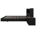 thumbnail image 3 of Nexera Harper 3-Piece Floating Platform Bedroom Set, Black, Queen, 3 of 8