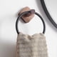 thumbnail image 3 of Bathroom Towel Ring Aluminum Wood Self Adhesive Towels Holder Wall Mounted Hand Towel Rails for Kitchen Bath Room Scratch-Resistant Towel Hanger, 3 of 4