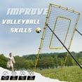 thumbnail image 3 of Volleyball Rebounder Net, Volleyball Training Equipment, Bounce Back Net for Volley Ball Practice with 5 Adjustable Rebound Angles 7x4 ft, 3 of 8