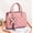 Pink, variant on HMSHA New Women Bag Zipper Handbag Quality Tote Bags Fashion Lady Pillow Pack Bag Female Shoulder Messenger Bag Bolsos Mujer Tote Bags