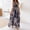 Blue Sundresses for Women, variant on Dyegold Sundresses for Women Casual Beach - Sundresses for Women V Neck Sleeveless Bohemian Floral High Waist Maxi Sundress ​Casual Loose Sling Long ​Beach ​Dress