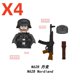thumbnail image 1 of KUFTWAFFE militar Pzf MP40 MG42 98K oficial privado bloques de construcción modelo ladrillos mini figuras de juguete de acción juguete regalo para niños, 1 of 1