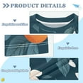 thumbnail image 2 of FORMRS Boys Rash Guard Short Sleeves Swim Shirt Quick Dry UPF 50+ Sun Protection, Sizes 3-12T, Oranges Pattern, 2 of 6