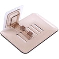 thumbnail image 2 of Plato de jabón autoadhesivo de una sola capa, accesorios para baño, cocina, balcón, escurridor montado en la pared, cesta de almacenamiento, 2 of 4