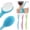 Blue, variant on Brush Scrubber Anti Slip Long Handle Back Brush For Shower,Dual-Sided back Scratchers Back Brush with Stiff and Soft Bristles,Body Exfoliator for Bath or Dry Brush,Blue