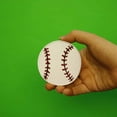 thumbnail image 2 of Baseball Emoji Embroidered Iron On Patch, 2 of 2