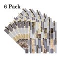 thumbnail image 3 of LELINTA 6 Pack Self-adhesive Mosaic Kitchen Backsplash Tile, Peel and Stick Back Splash Tile for Kitchen and Bathroom, 3 of 5