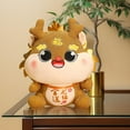 thumbnail image 1 of Juguete de peluche de dragón, animal de peluche de dragón, muñeco de dragón, muñeco de peluche de dragón chino para sofá, fiesta de primavera, decorac, 1 of 8