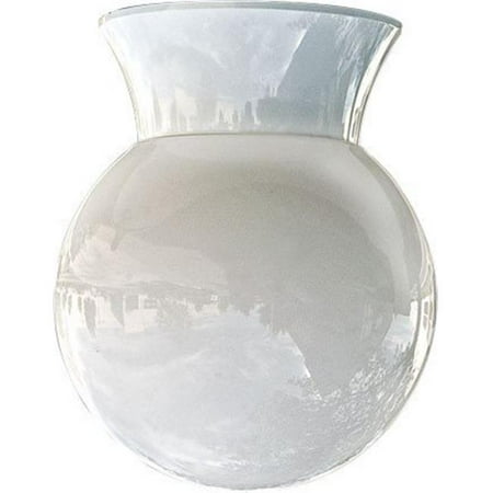 

Dabmar Lighting W4809-W Globe Ceiling Fixture - PLQ9 120V White
