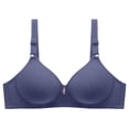 thumbnail image 2 of Eashery Sports Bras for Women High Support Women's Secrets Love My Curves Signature Floral Underwire Full Coverage Bra Blue 44, 2 of 4