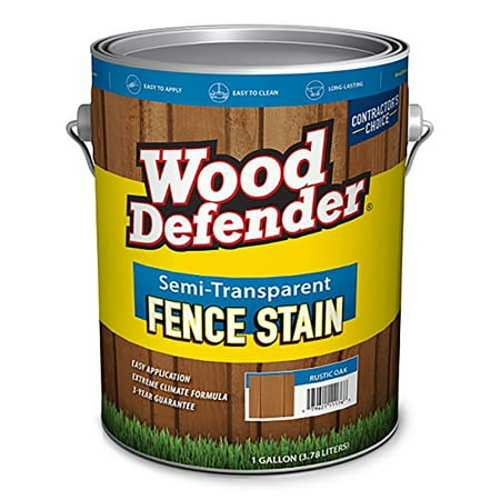 Wood Defender Semi-Transparent Fence Stain Charcoal Grey Gallon
