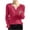 Z2--Hot Pink, variant on SeekIslan Women's Sweaters with Button Down Crew Neck Long Sleeve Pockets Knit Cardigan