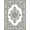 Blue Cream Gold, Pattern 1, variant on ODIKA Vintage Symmetrical Mosaic Large Dining Table Burnt Orange Under Non-Slip Low Profile for Guest Room, Lounge, Apartment
