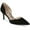 Black Suede, variant on Sam Edelman Jaina Classic Nude Leather D'orsay Pointed Toe Slip On Dress Pumps (Classic Nude Leather, 6.5)