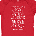 thumbnail image 4 of Inktastic We Will Serve the Lord Bible Verse Boys or Girls Baby Bodysuit, 4 of 5