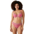 thumbnail image 2 of Wacoal Women's Embrace Lace Underwire Bra, Hot Pink/Multi, 40DD, 2 of 2