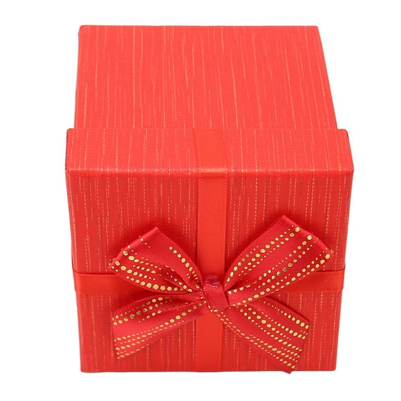 Present Box For Gifts, 4Pcs Gift Box With Lids 3.9x3.7x3.9in Gift Wrapping Boxes For Present, Birthdays, Anniversary