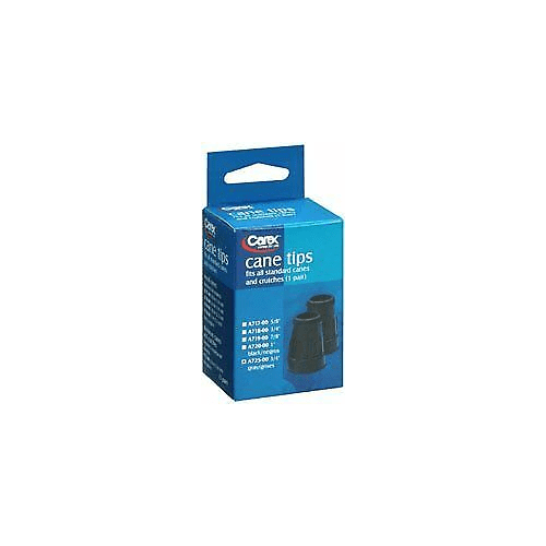 Carex Cane Tips 3/4 Inch2 each Grey, Pack of 2