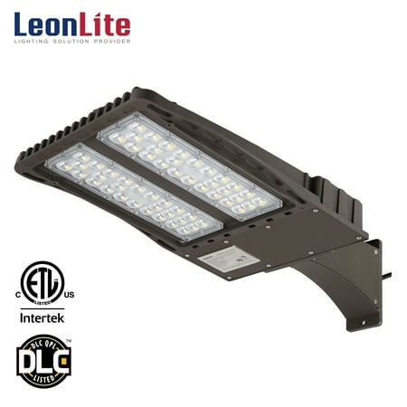 - LEONLITE 18000lm Outdoor LED Area Lighting Fixture, Parking Lot Light, 150W, Arm Mount