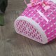 thumbnail image 4 of Cesta de bicicleta para niños, cesta tejida con moño, monopatín compatible con niñas (rosa) Afortunado Sencillez, 4 of 5