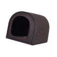 thumbnail image 4 of Casa para perros cálida, suministros para mascotas, nido para gatos resistente a la lluvia y resistente al desgaste para mascotas de 3-7kg, uso doméstico Negro, 4 of 8
