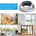 thumbnail image 5 of Tira de cepillo autoadhesiva para puertas y ventanas de 6 m, kit de burlete para puertas corredizas duradero, 5 of 5