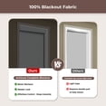 thumbnail image 5 of Allesin zen No Drill No Tools Blackout Roller Shades for Windows, 100% Blackout Linen Fabric,( White,22x48), 5 of 8