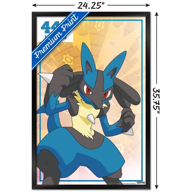 ルカリオ　ポスター Pokémon - Lucario 448 Wall Poster, 22.375