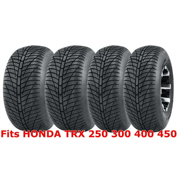 Set 4 21x7-10 & 20x10-9 HONDA TRX 250 300 400 450 Hi-speed ATV tires