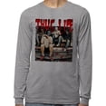 thumbnail image 2 of Horror Halloween Thug Life Long Sleeve Shirt Unisex 3X-Large Grey, 2 of 5