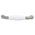 thumbnail image 4 of Kitchen Cabinet Pulls 10 Pack - 3-3/4" Hole Sumo Arch White Brushed Handles - 4-3/8" Length Drawer Pulls for Cabinets, Dresser, Bathroom - P007996BN, 4 of 5