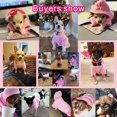 thumbnail image 5 of Sudaderas con capucha para perros de invierno, ropa térmica para cachorros, chaquetas, ropa para cachorros y gatos (m, rosa), 5 of 5