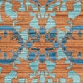thumbnail image 3 of SAFAVIEH Valencia Jerrald Traditional Polyester Area Rug, Blue/Gold, 4' x 6', 3 of 5
