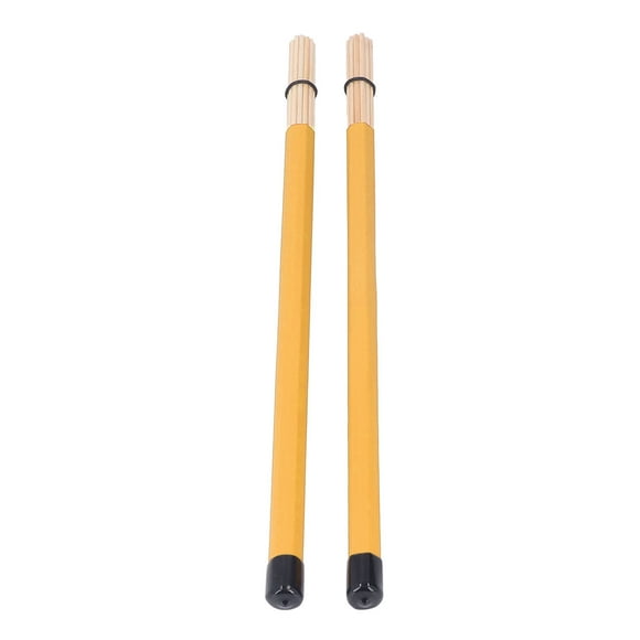 Drum Brush Bamboo Drumstick Mallet Percussion Tool Kit for Jazz Drummers Beginners
