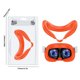 thumbnail image 3 of Cubierta facial de silicona VR con interfaz facial VR lavable para accesorios Meta Quest 3, 3 of 8