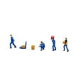 thumbnail image 2 of lionlar 4 Pieces 1/64 Scale Miniature Figure Realistic Hand Painted Miniature Scenes Blue, 2 of 9