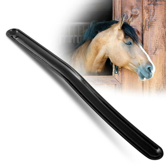 Jeffers Equine Curved Plastic Sweat Scraper for Horses, Goats, Ponies – Easy Grip 18 Inch Grooming Tool for Bath, Sweat, Water Removal – Farm and Stable Supplies, Assorted Colors, 1 Pack