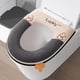 thumbnail image 1 of Zipper Model Toilet Seat Household Embroidery Sitting Washer Toilet Seat Cover Cute Washer Toilet Seat, 1 of 6