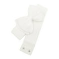 thumbnail image 2 of Cinturones elásticos con lazo para mujer INSPIRE CHIC, 2.4" de ancho, elegante y lindo, cinturón ajustable para vestido de boda 24 - 32" blanco, 2 of 6