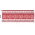 thumbnail image 7 of Red Christmas Geometric Snowflake Pattern Kitchen Rug Mat,Kitchen Runner Rugs Non Skid Washable,Decorative Kitchen Floor Mats for Kitchen,Sink,Laundry,17"x47.2", 7 of 7