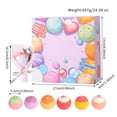 thumbnail image 3 of Natural Fizzing Bath Balls Gift Set 6 Pack - Aromatherapy Spa Kit with Soap Flowers for Women - Relaxing Bathtub Fizzies for Stress Relief and Self Care - Birthday Gift for Mom Wife Girlfriend, 3 of 5