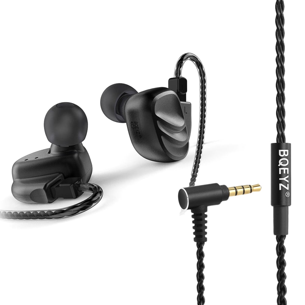 BQEYZ KC2 Wired Inear Headphones DIY Earphones 2BA+2DD Dynamic HIFI