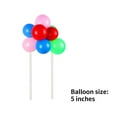 thumbnail image 4 of bedienty Cake Topper Home Wedding Party Cake Balloon Ribbon Straws Decoration Pastry Decor Sapphire Glitter Balloon 2# 1Set, 4 of 6
