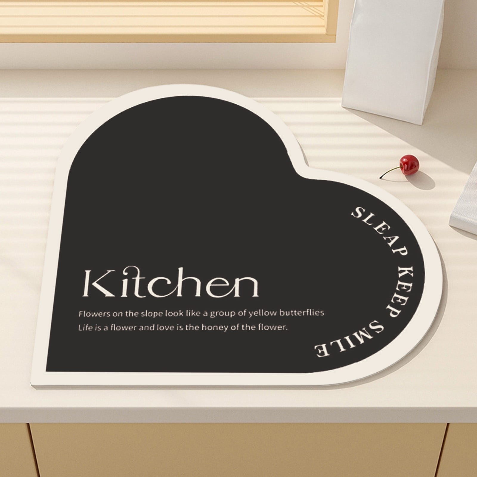 YUNAFFT Dish Drying Mat for Kitchen, Absorbent, Microfiber Dish Mat Super Absorbent Drying Mat Large Dish Drying Mats for Kitchen Counter Easy clean Dish Mat Kitchen Drying Mat