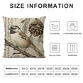 thumbnail image 5 of SHANXI Animals Theme Throw Pillow Covers Rustic with Pillowcase Home Sofa Couch Decor Cushion Case Cover 20x20in, 5 of 5
