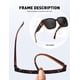 thumbnail image 5 of Gafas de Sol Polarizadas UV400 Marrón Para Usar Sobre Anteojos MEETSUN, 5 of 6